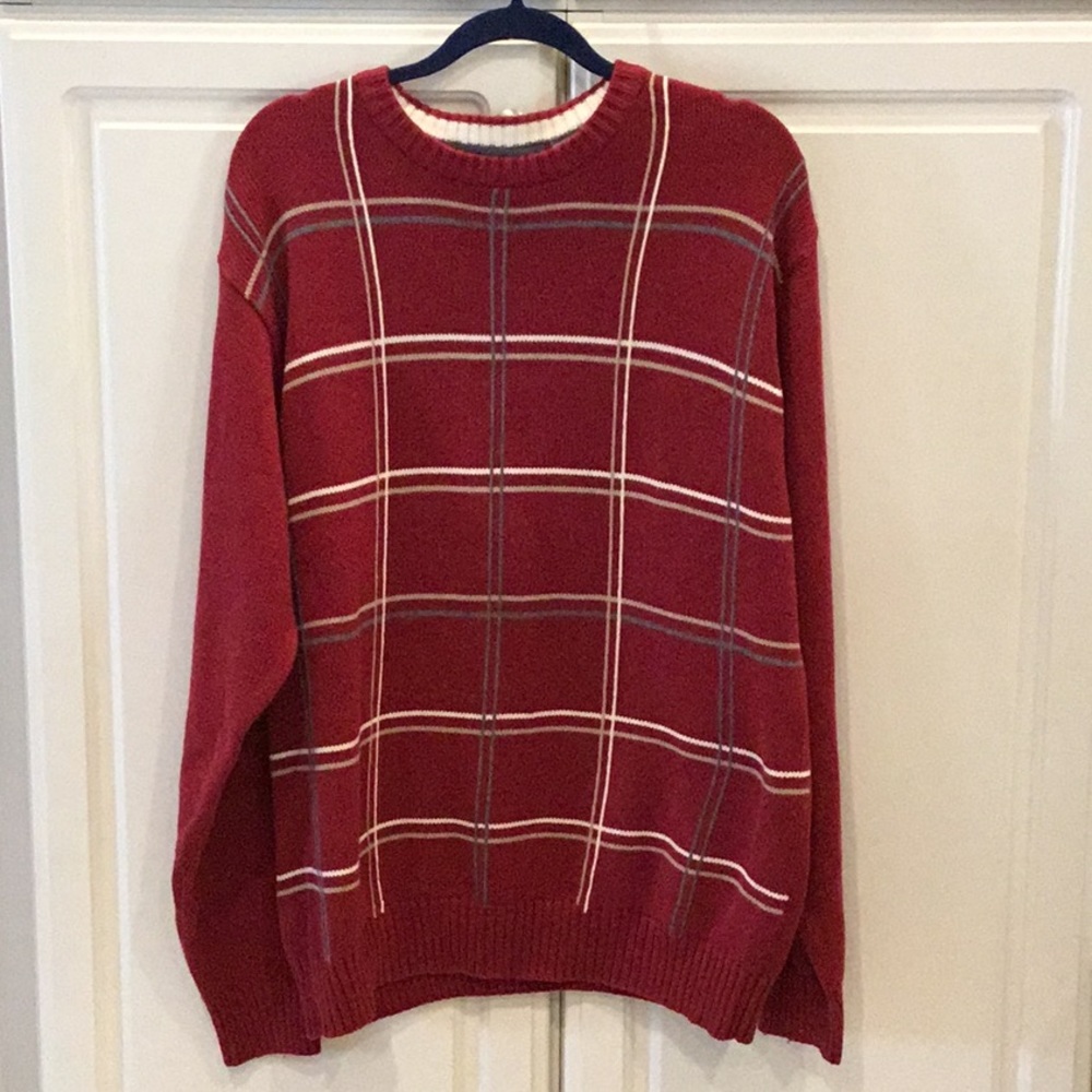 Oscar de La Renta Vintage Merlot Sweater